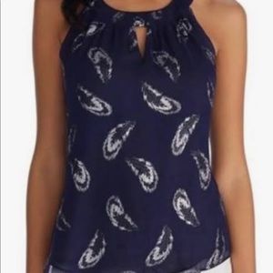 WHBM silk occasion top.